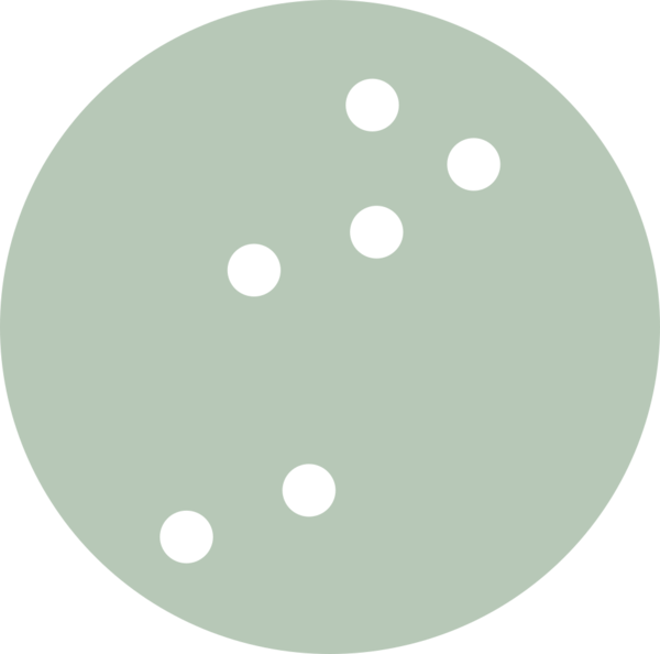 whitedot logo design-circle with dots