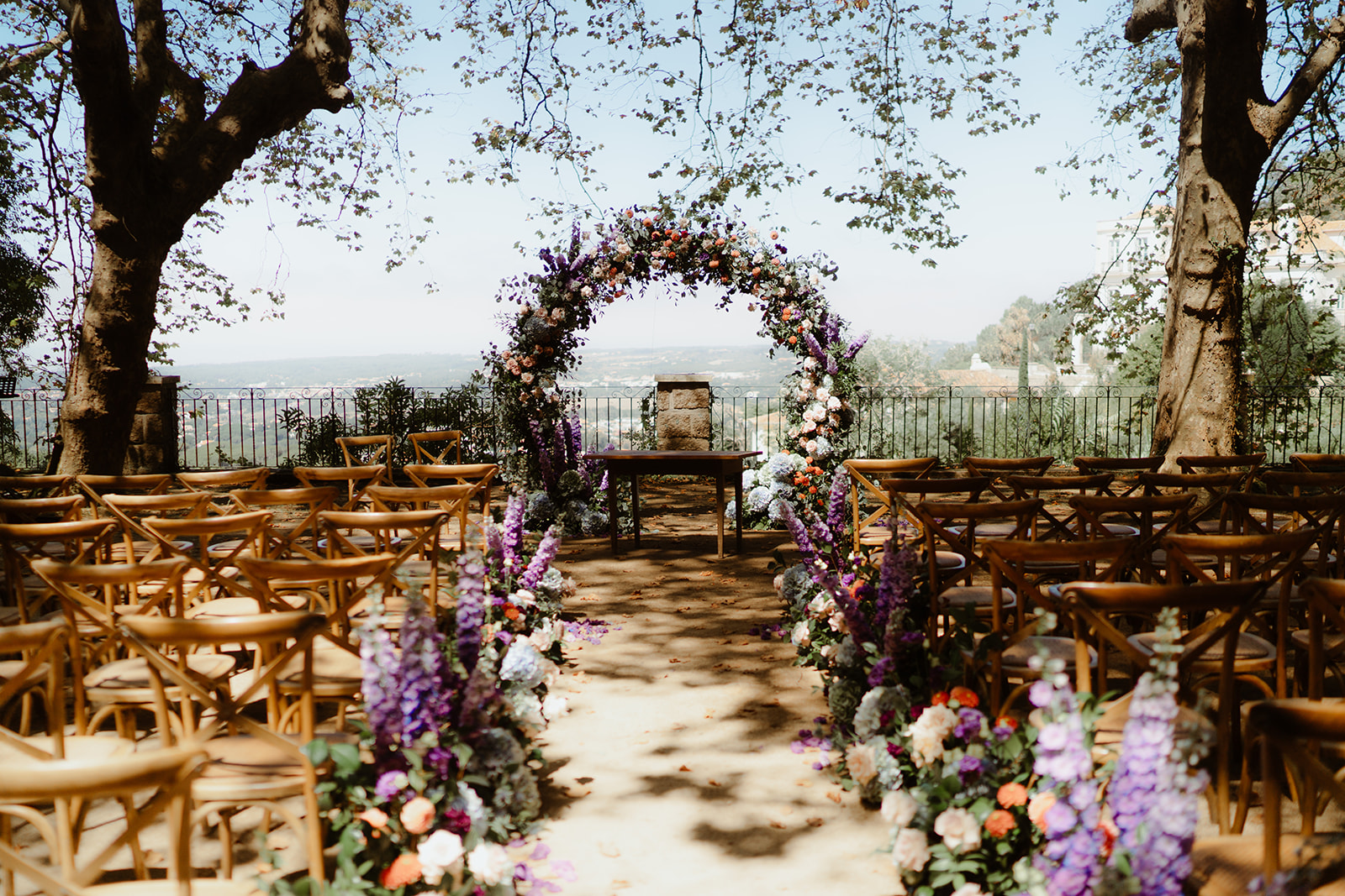beautiful Portugal Partial Wedding theme
